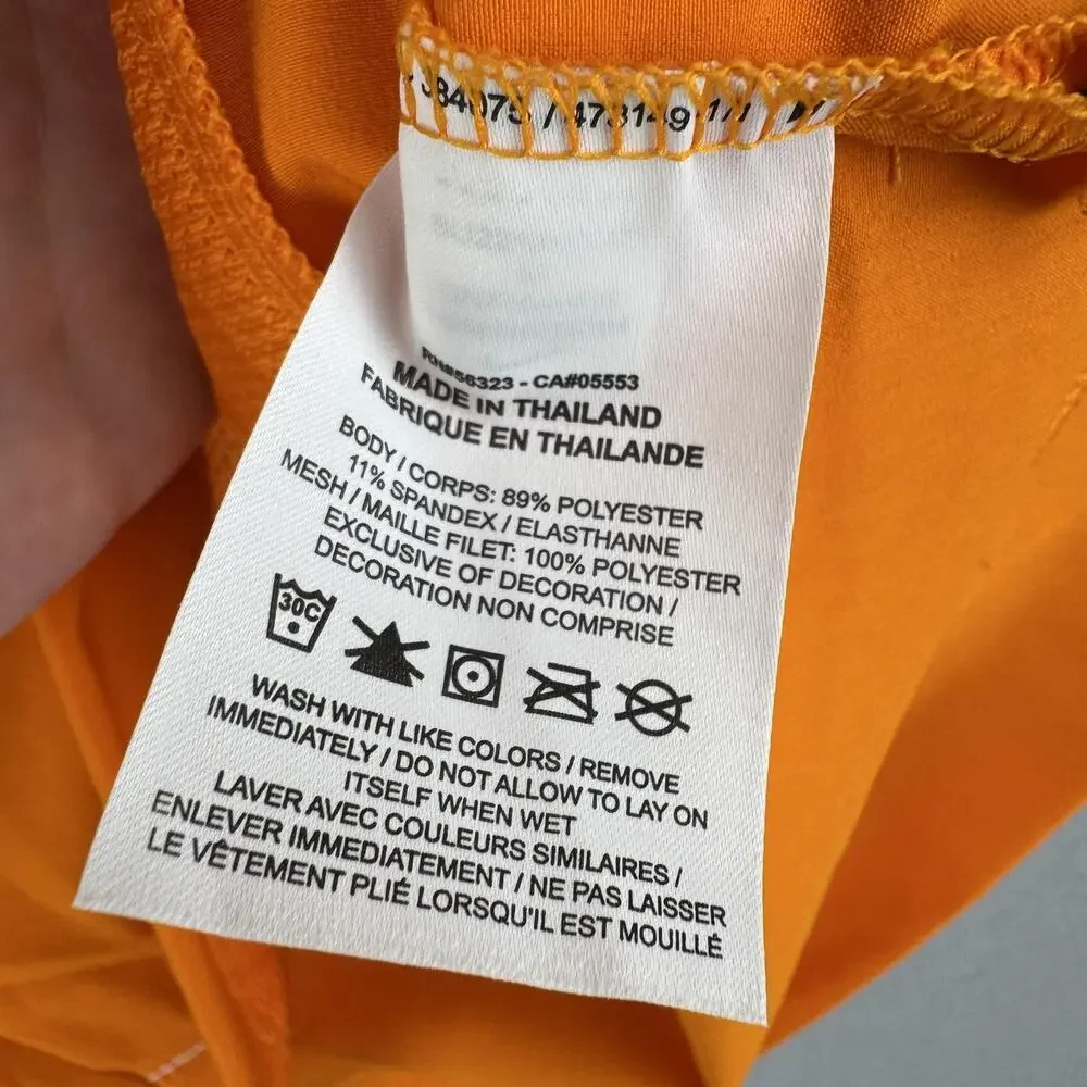 Nike Tennessee Volunteers Shirt Mens Medium Orange NCAA Football 1/4 Zip Top